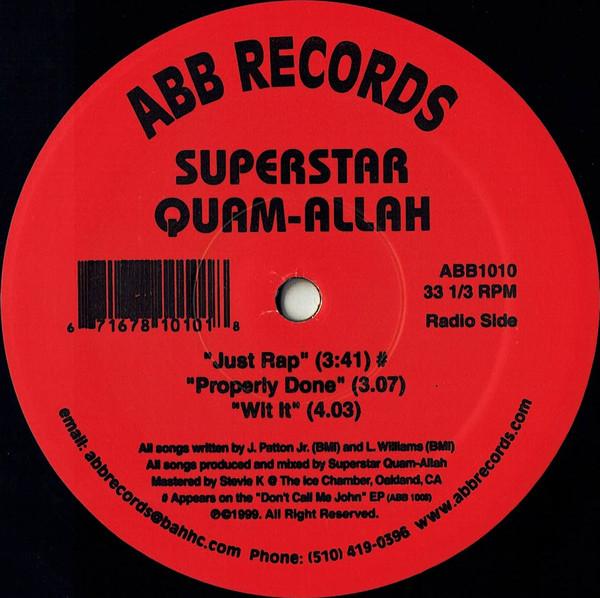 Superstar Quamallah - Just Rap