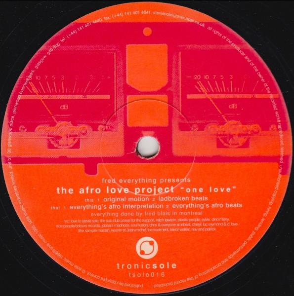 The Afro Love Project - One Love