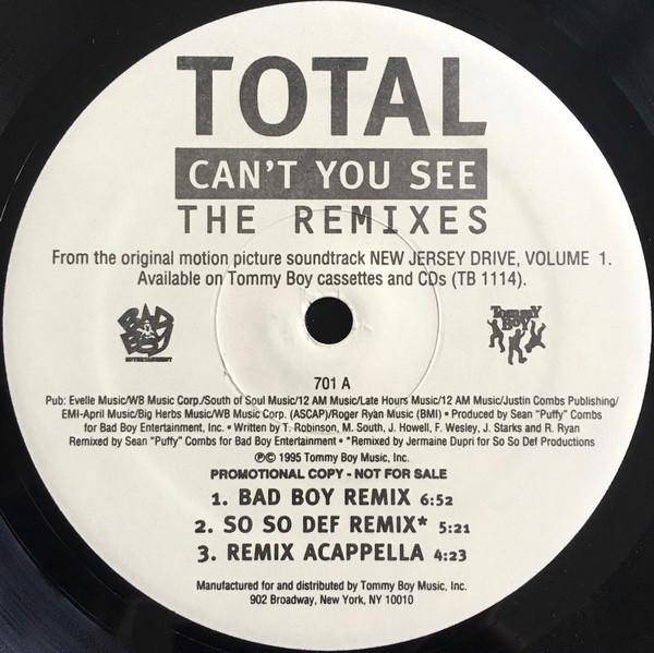 Total - Can't You See (The Remixes)