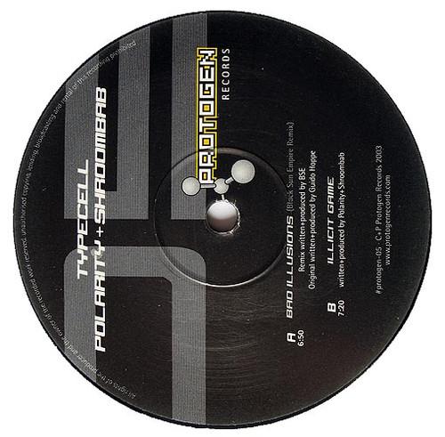 Typecell, Polarity (3), Shroombab - Bad Illusions (Black Sun Empire Remix) / Illicit Game